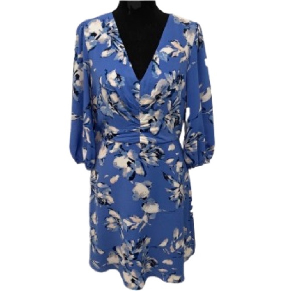 Jessica Howard Elegant Blue Floral Dress